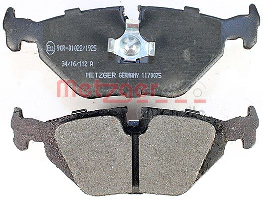 METZGER 1170075 Bremsbelagsatz, Scheibenbremse